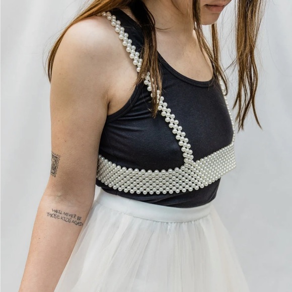 REVOLVE Accessories - CLOSET CLEAR OUT! Offers welcome! Interwoven Faux Pearl Harness